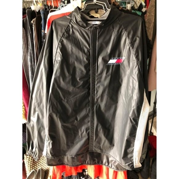 Vintage Tommy Hilfiger Men’s Rain Jacket Waterproof  Sz Medium Oversized 90's - Picture 1 of 8